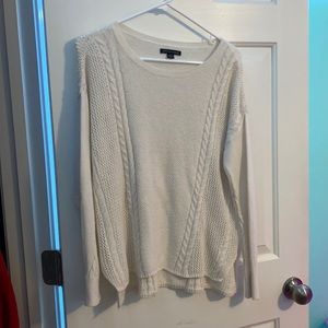 American eagle white sweater